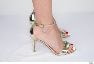 Malin foot glam style golden high heels sandals shoes 0007.jpg